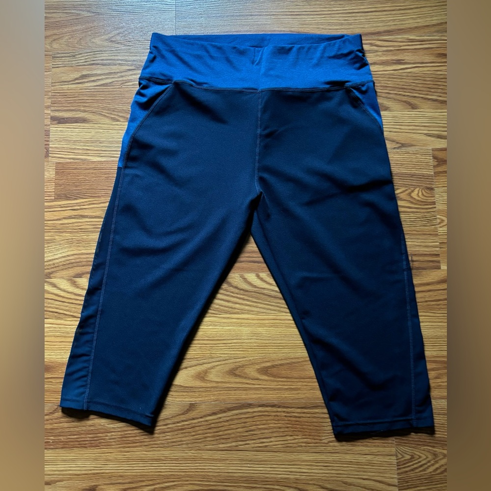 Blue capris